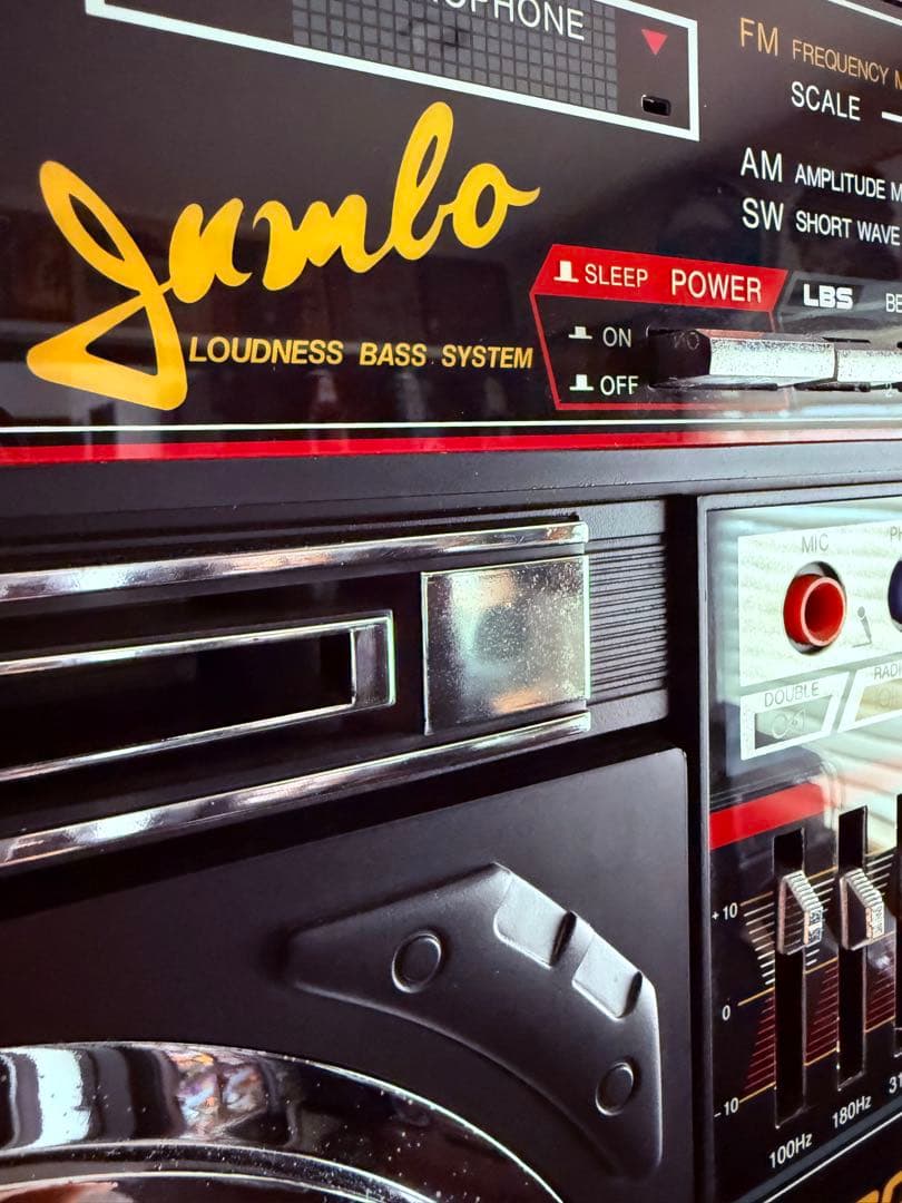 美品 LASONIC TRC-975 ラジカセ ダブルカセット 動作確認済