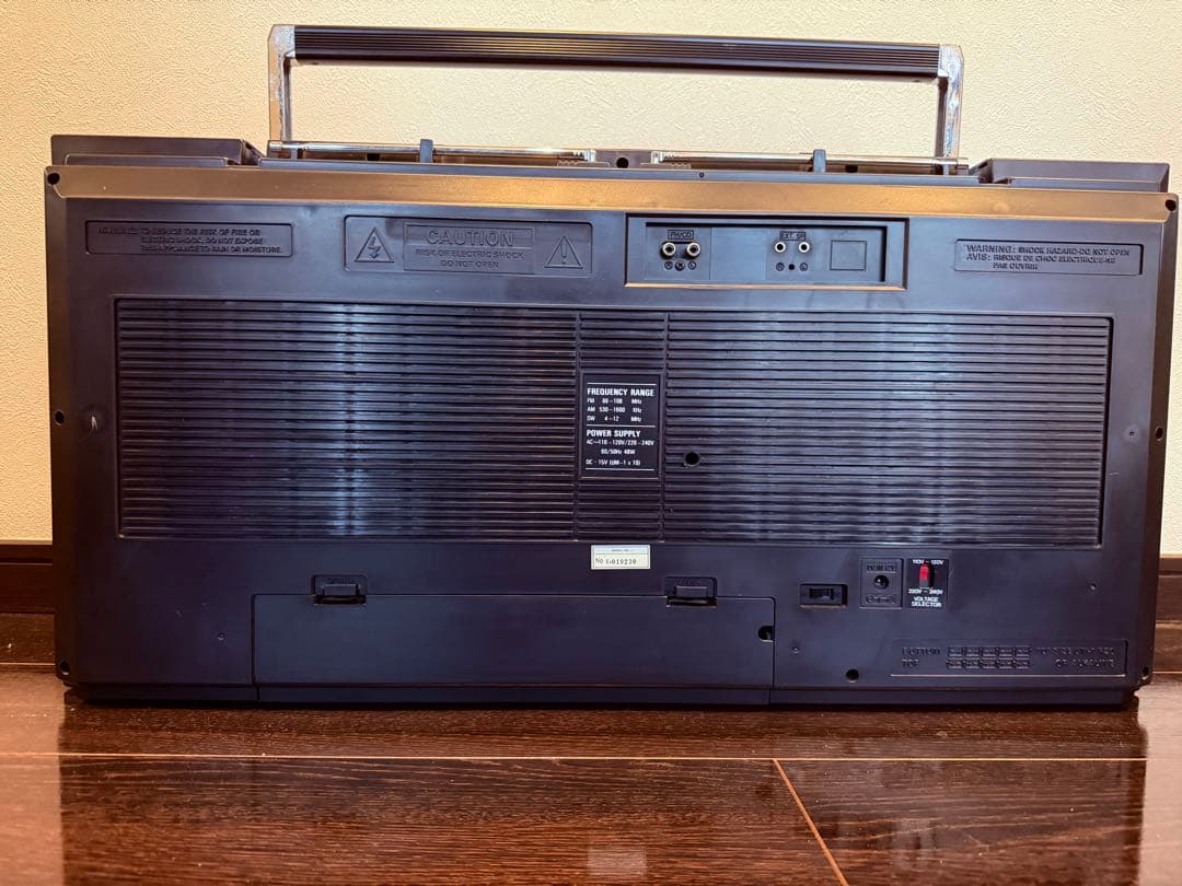 美品 LASONIC TRC-975 ラジカセ ダブルカセット 動作確認済