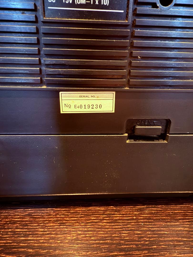 美品 LASONIC TRC-975 ラジカセ ダブルカセット 動作確認済