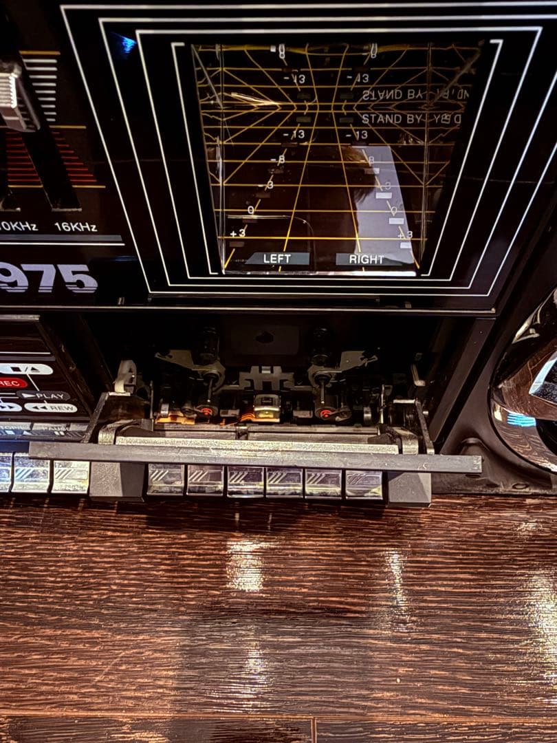 美品 LASONIC TRC-975 ラジカセ ダブルカセット 動作確認済