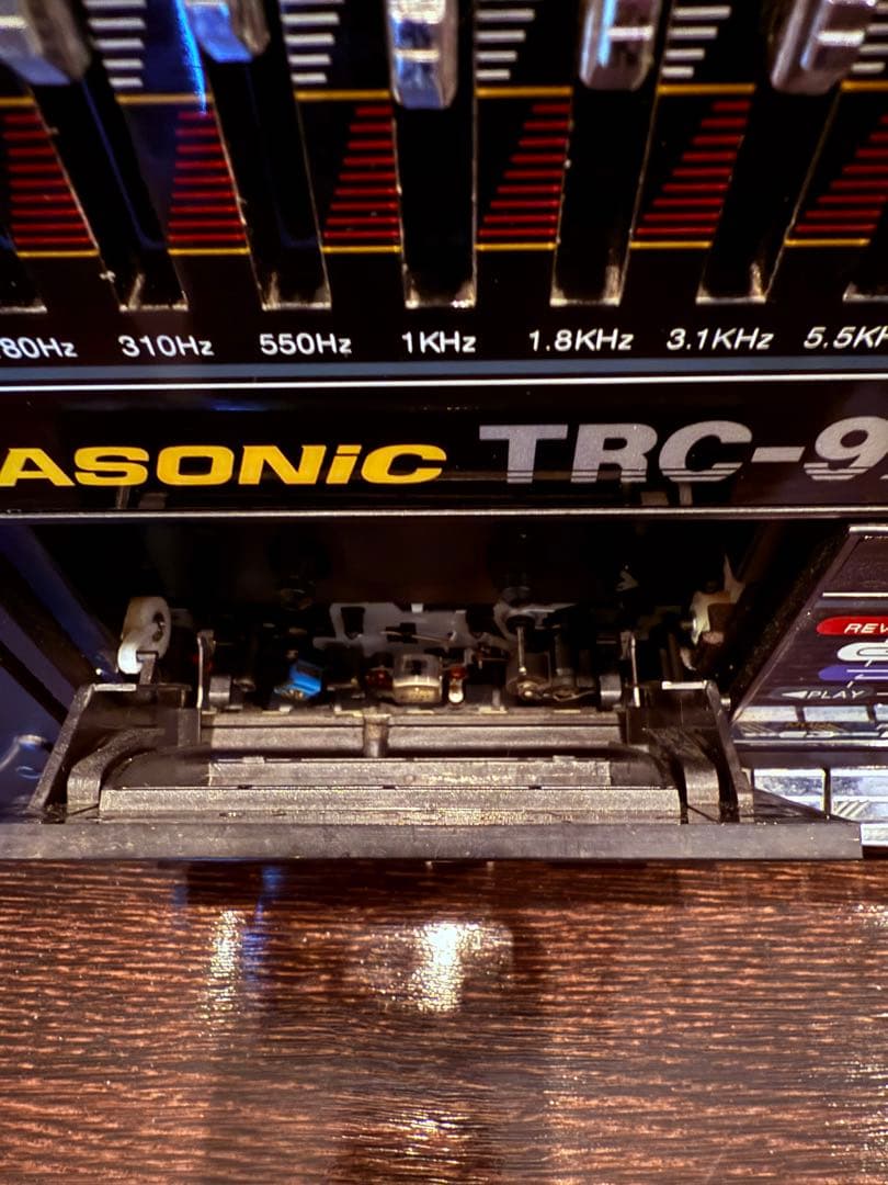 美品 LASONIC TRC-975 ラジカセ ダブルカセット 動作確認済