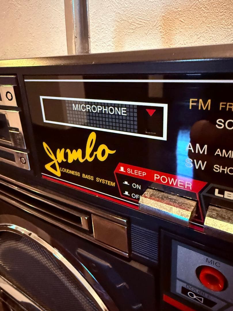 美品 LASONIC TRC-975 ラジカセ ダブルカセット 動作確認済