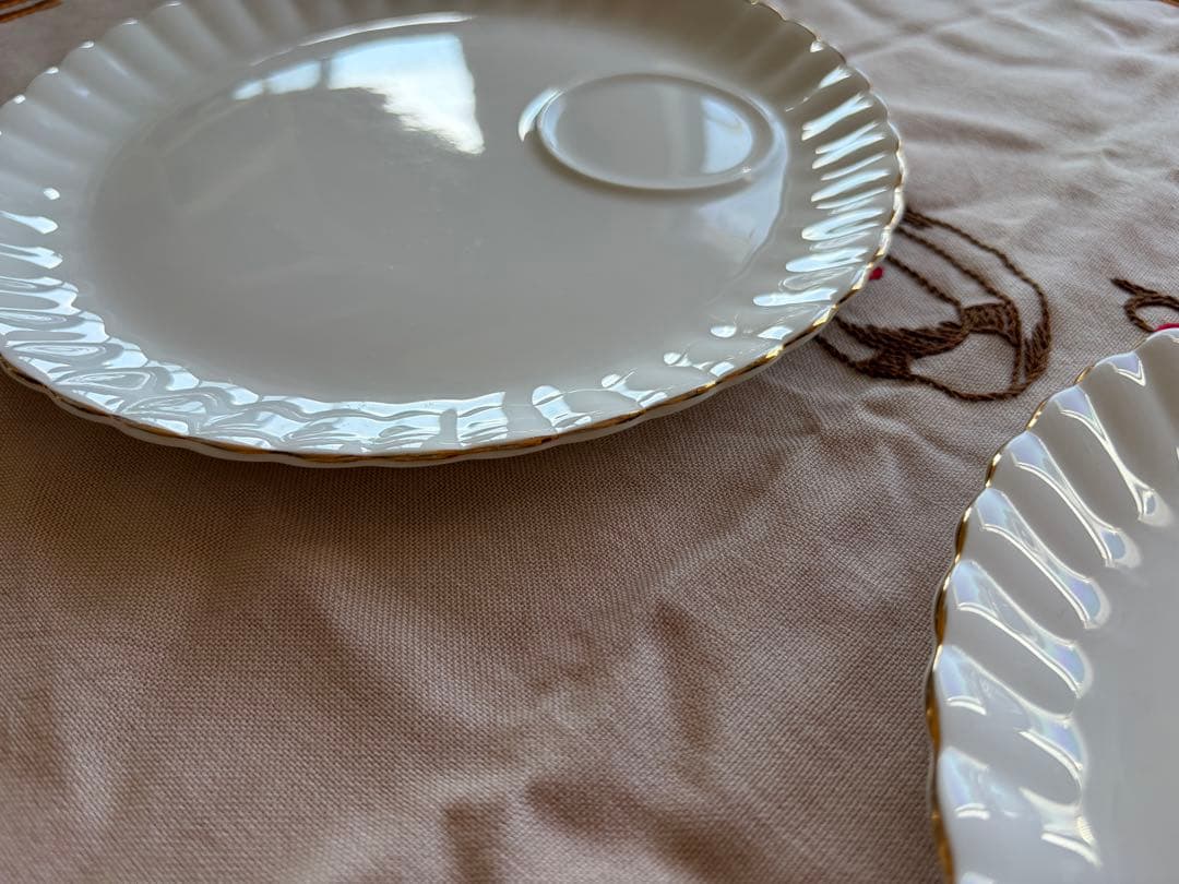 ロイヤルアルバート　Val D’or スナックセット　皿のみ2枚セット