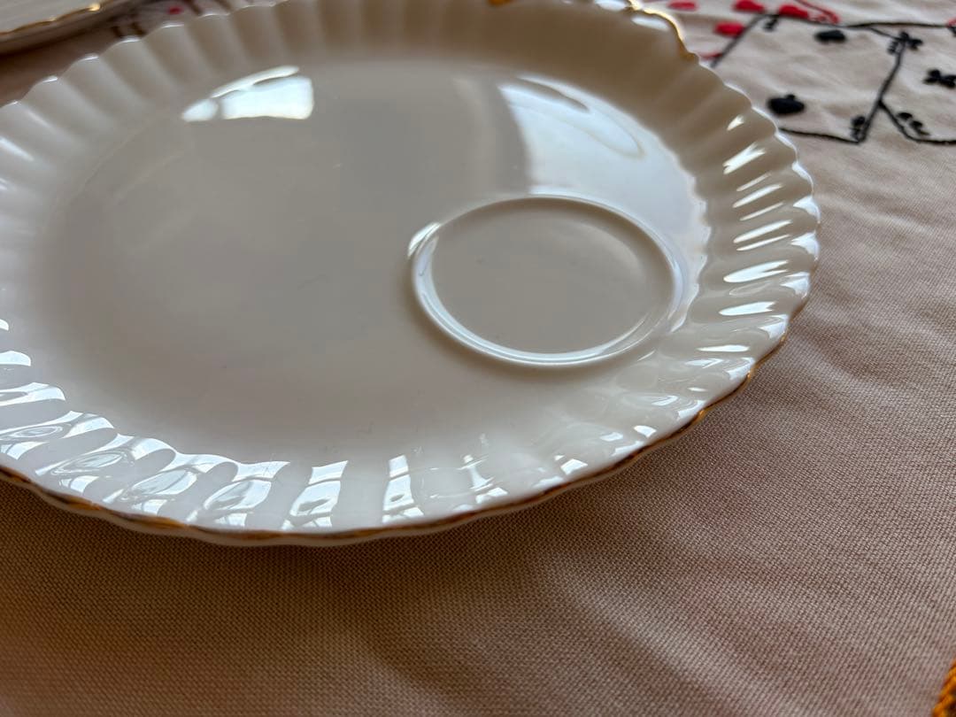 ロイヤルアルバート　Val D’or スナックセット　皿のみ2枚セット