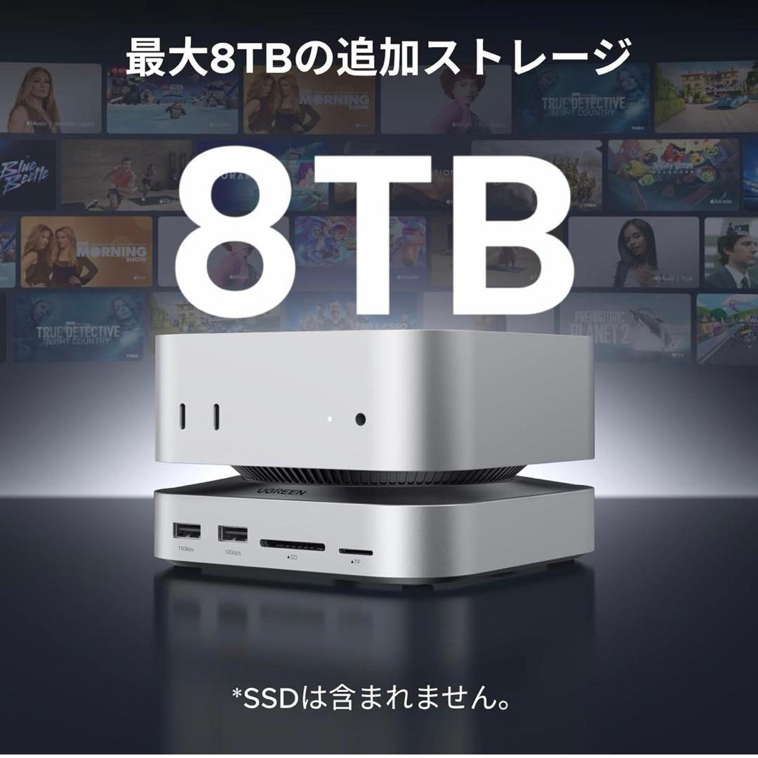 UGREEN Mac mini M4用 ドッキングステーション