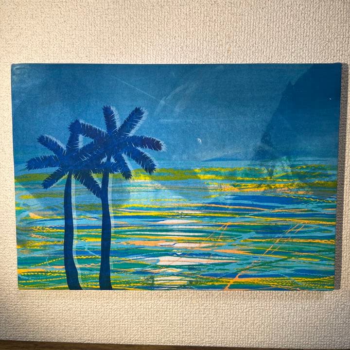 15M アートボード　シルクスクリーン　『パームツリー』FP31200