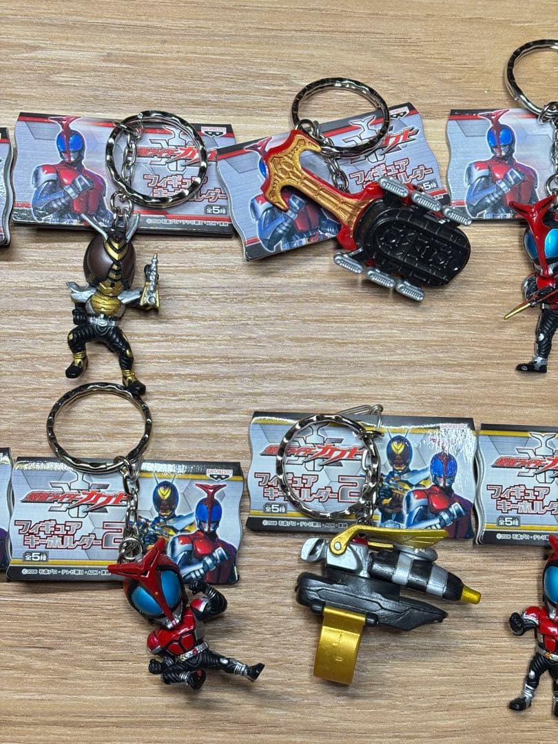 仮面ライダーカブト　フィギュアキーホルダー 6種　フルコンプ