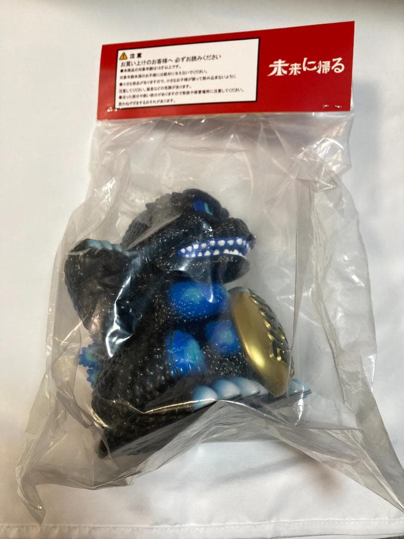 未来に帰る 招きゴジラ 青　ワンフェス