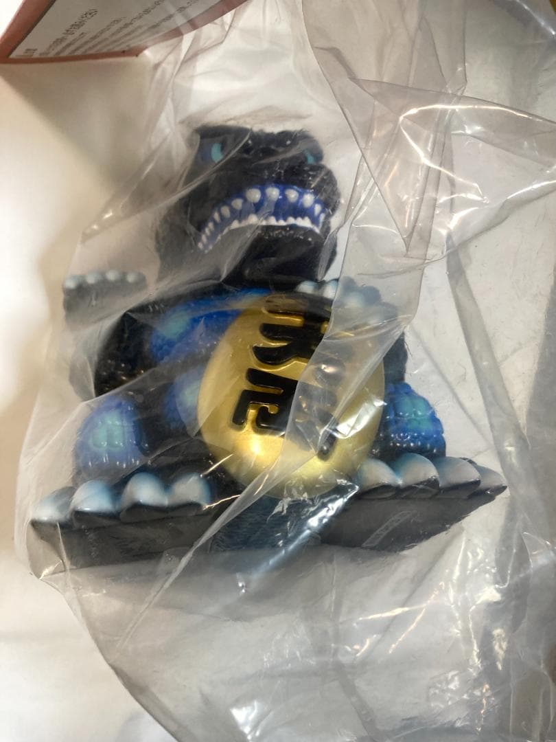 未来に帰る 招きゴジラ 青　ワンフェス