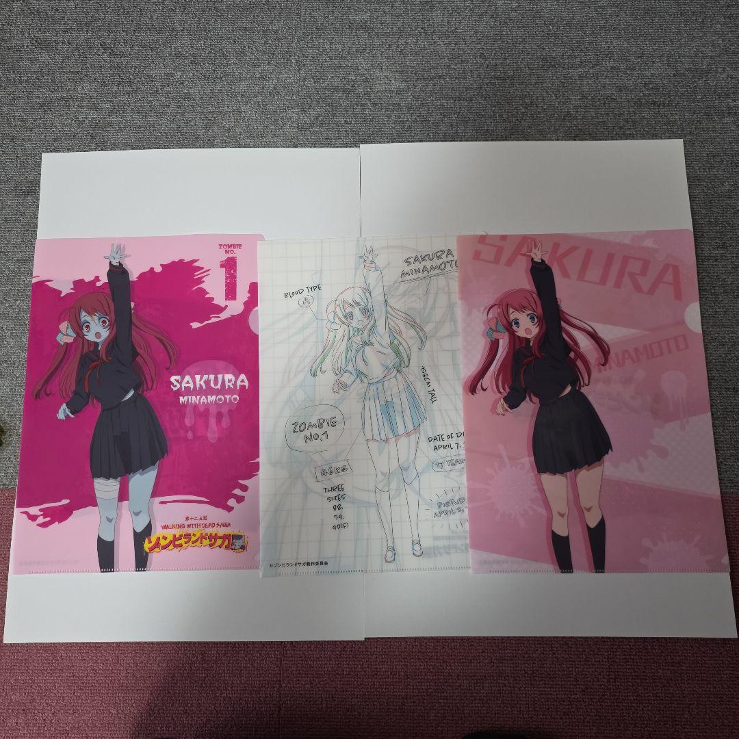 ゾンビランドサガ展　クリアファイルセット　計21枚セット