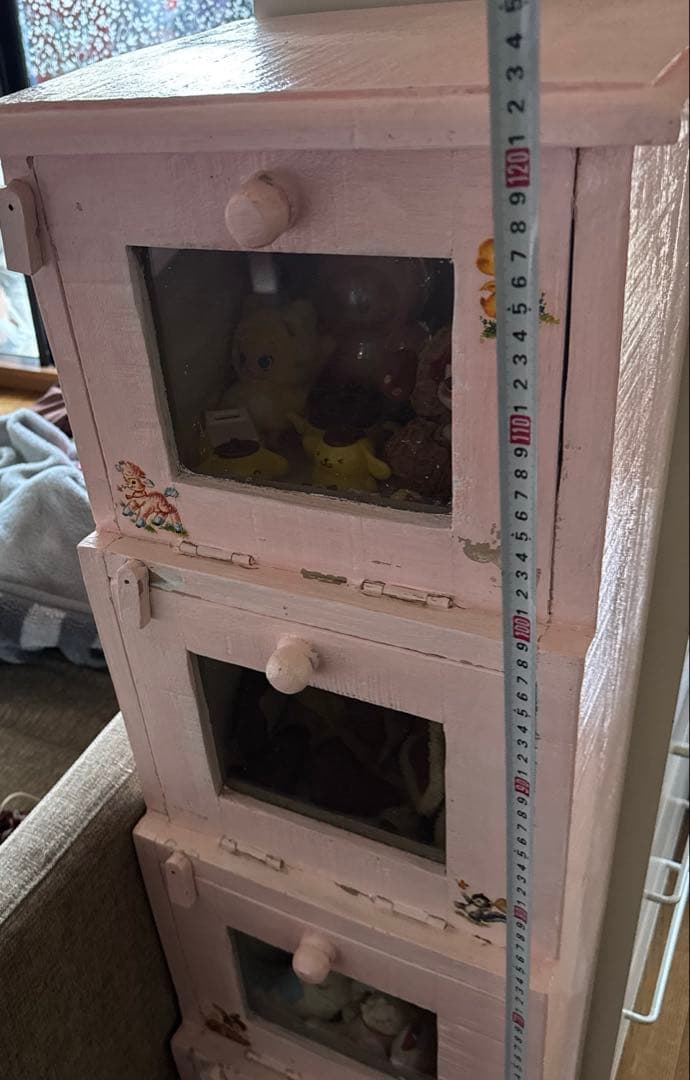 ビンテージ レトロアニマルデカール キャビネット