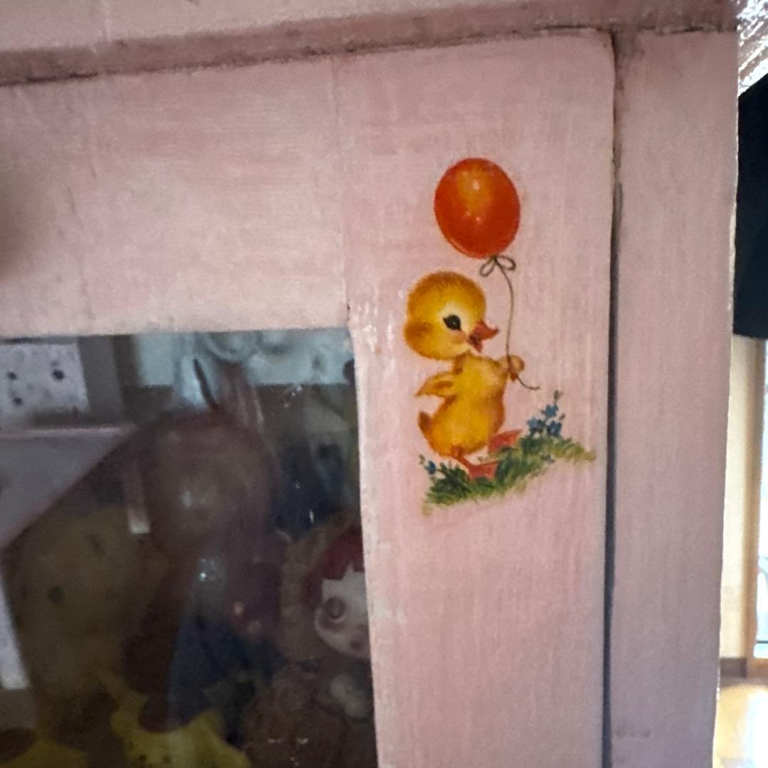 ビンテージ レトロアニマルデカール キャビネット