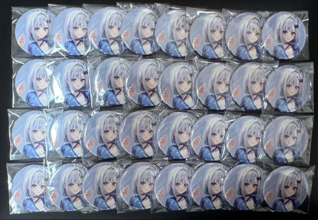 花芽すみれ pacific racing 缶バッジ 冬 32個セット