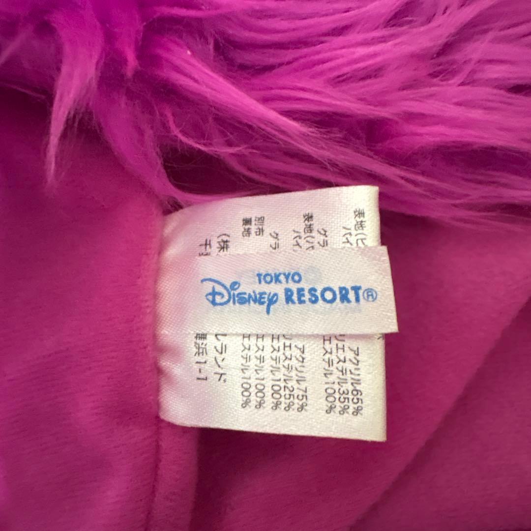ディズニーリゾート 耳付きファンキャップ ピンク紫