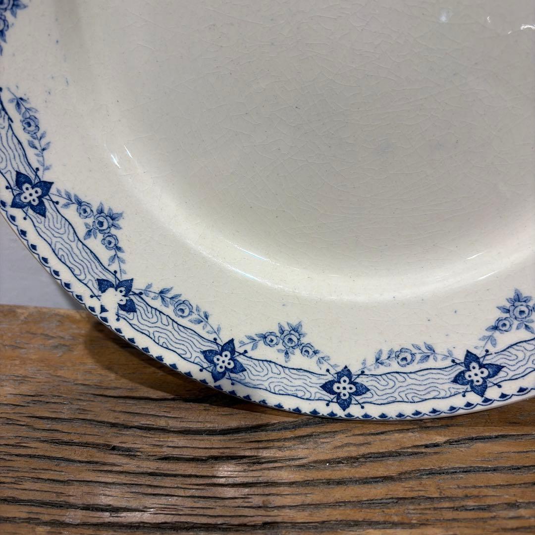 アンティークデザートプレート シュワジールロワ Lavoisier