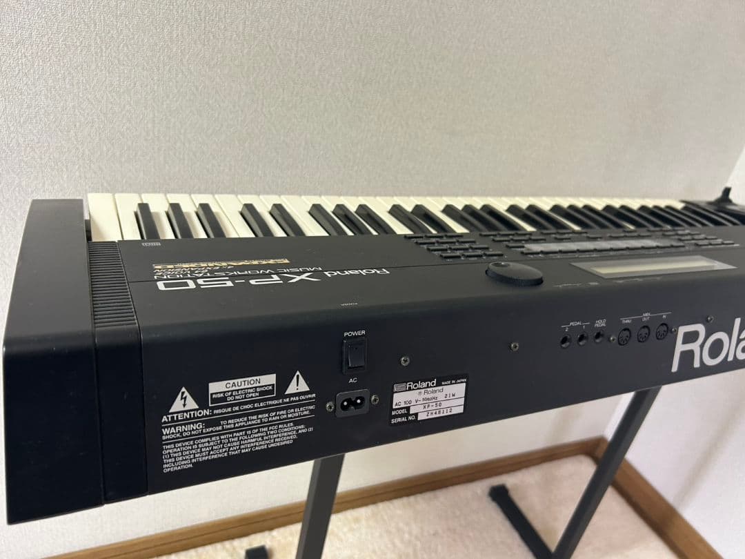Roland シンセ XP-50「ジャンク品」ケース・エキスパンションボード付