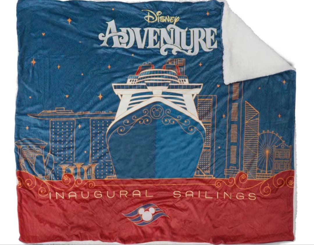 ディズニークルーズアドベンチャー　ピロー　ブランケット