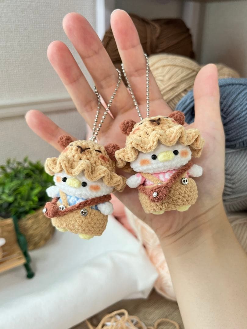 桔梗アカウント　あみぐるみ　ぬいぐるみ