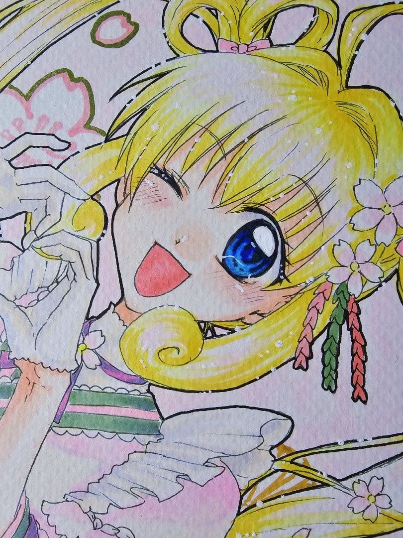 手描きイラスト ぴちぴちピッチ るちあ