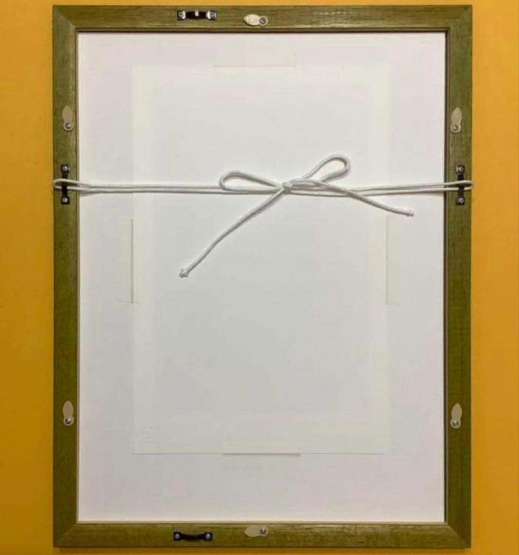 絵画・額縁・版画・津田耕・Sax・シルクスクリーン・美術品・インテリア・雑貨