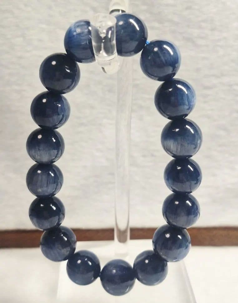 高品質 カイヤナイト ブレスレット 鑑定書付き