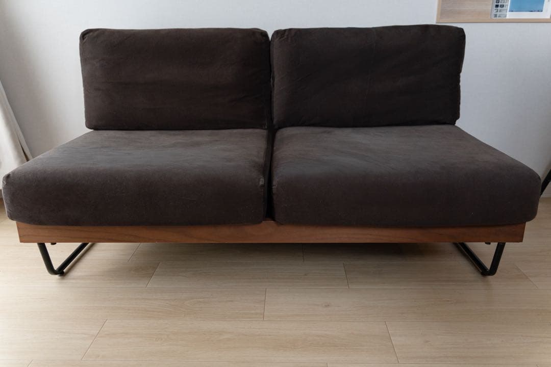 a.depecheウェルメ2シートソファ チャコールグレー｜送料込