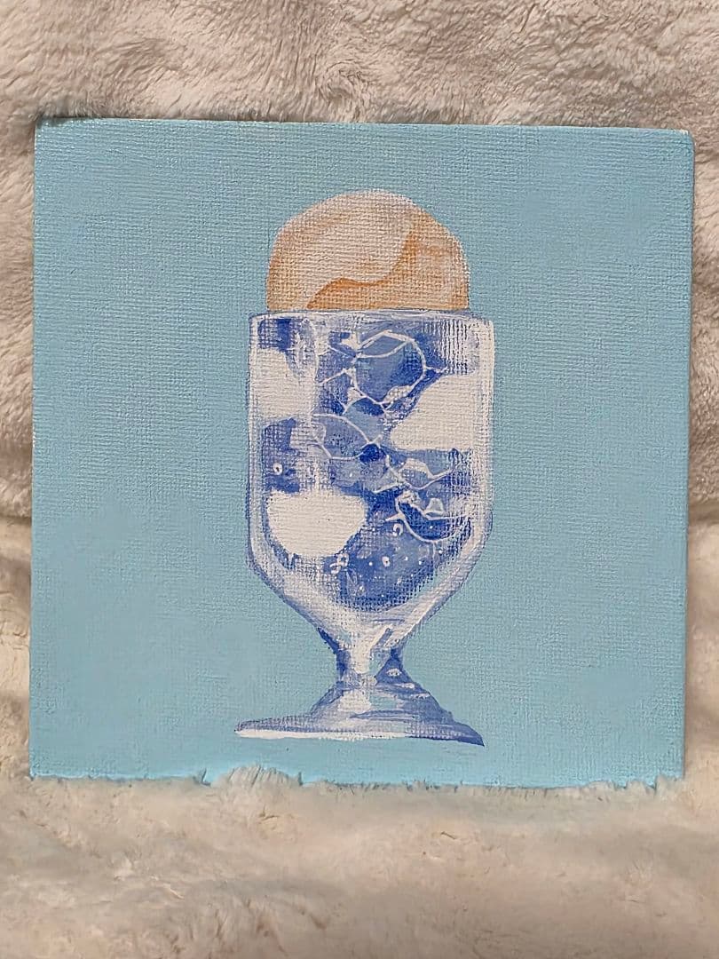 クリームソーダ　手描きイラスト　5点まとめ