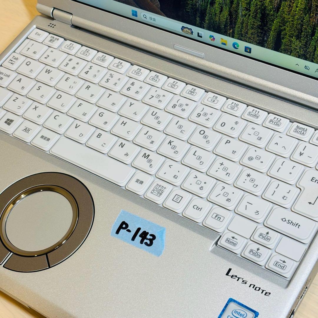 レッツノート PC Windows11 SSD DVD オフィス付き P-143