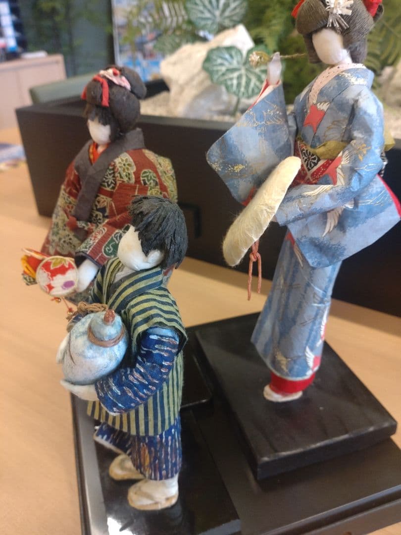 【手作り】紙人形　3体セット