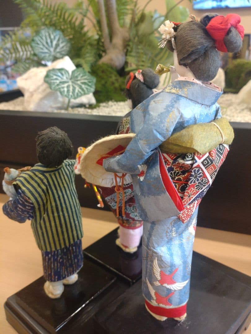 【手作り】紙人形　3体セット