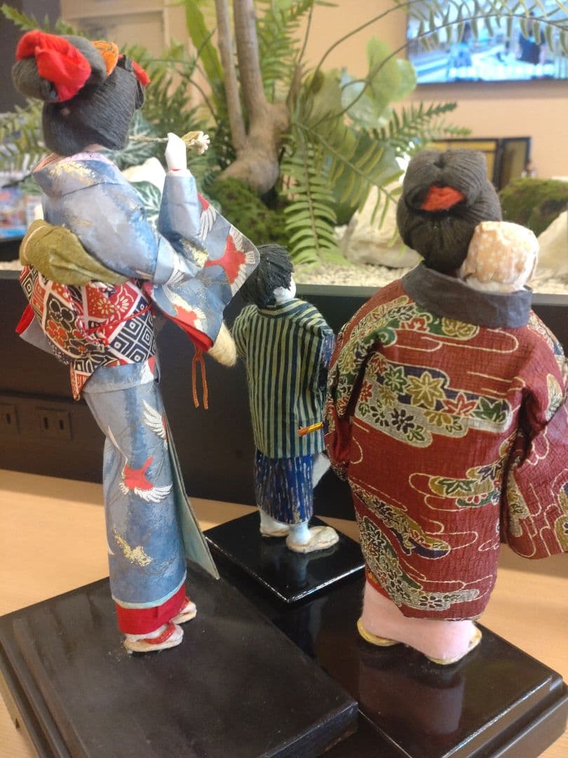 【手作り】紙人形　3体セット