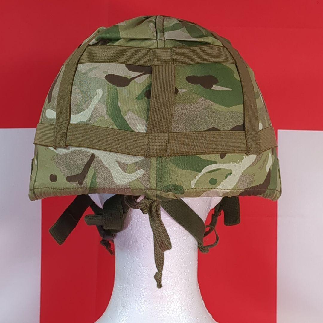 【実物美品】イギリス軍 M76空挺ヘルメット（ MTPカバー付き）