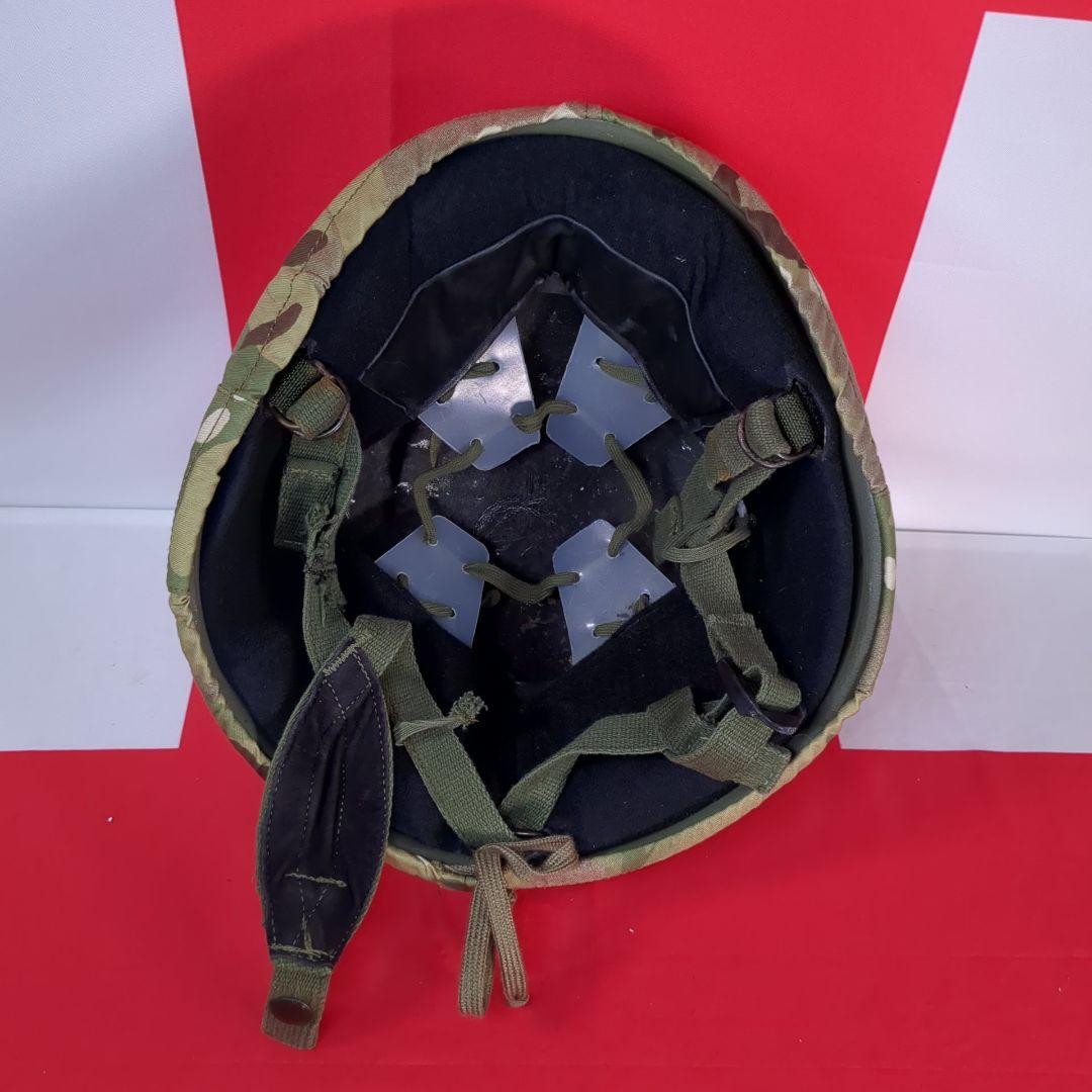 【実物美品】イギリス軍 M76空挺ヘルメット（ MTPカバー付き）