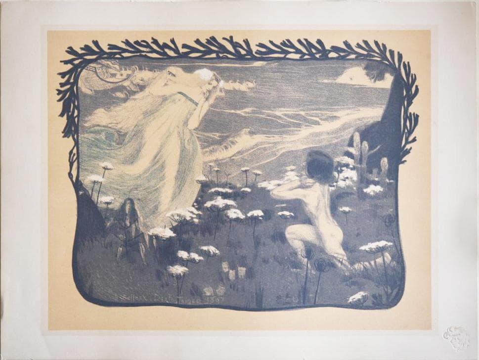 1897年 リトグラフ｜アンリ・ベレリ＝D「幻想」レスタンプ・モデルヌ収録作品