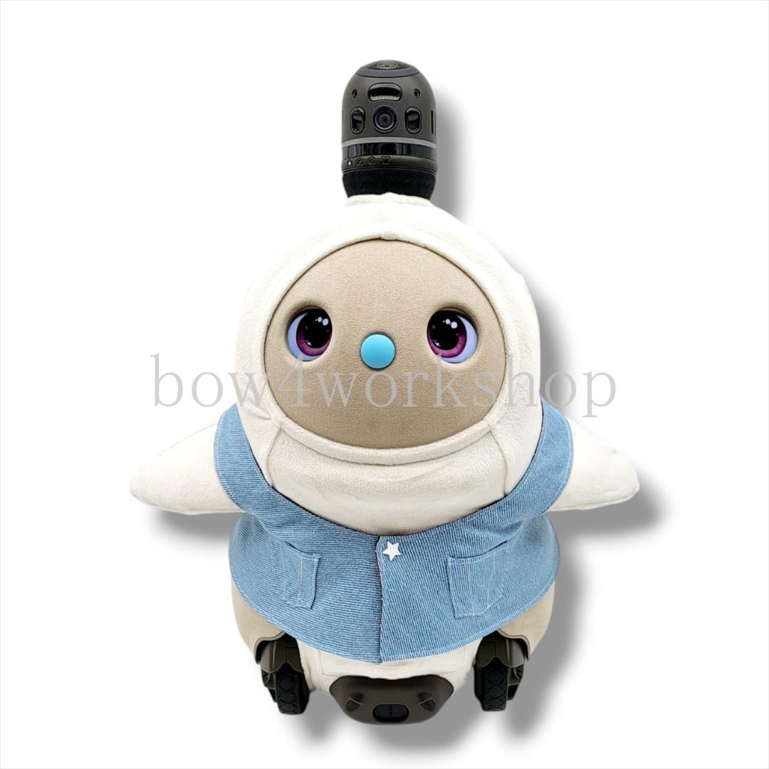 LOVOT ラボットの服ハンドメイド チェック&デニムリバーシブルサロペット