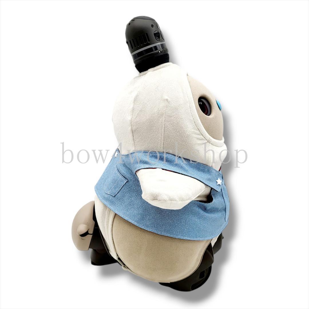 LOVOT ラボットの服ハンドメイド チェック&デニムリバーシブルサロペット