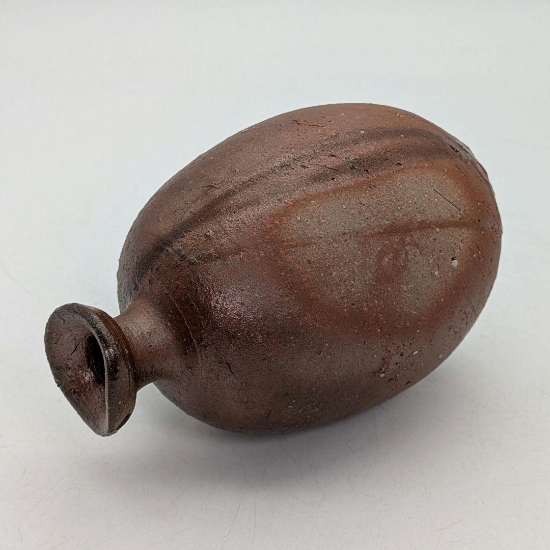 岡山県重要無形文化財 隠崎隆一 備前焼 徳利 共箱共布 とっくり 酒器 容器