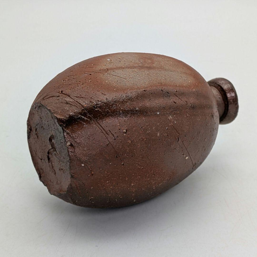 岡山県重要無形文化財 隠崎隆一 備前焼 徳利 共箱共布 とっくり 酒器 容器