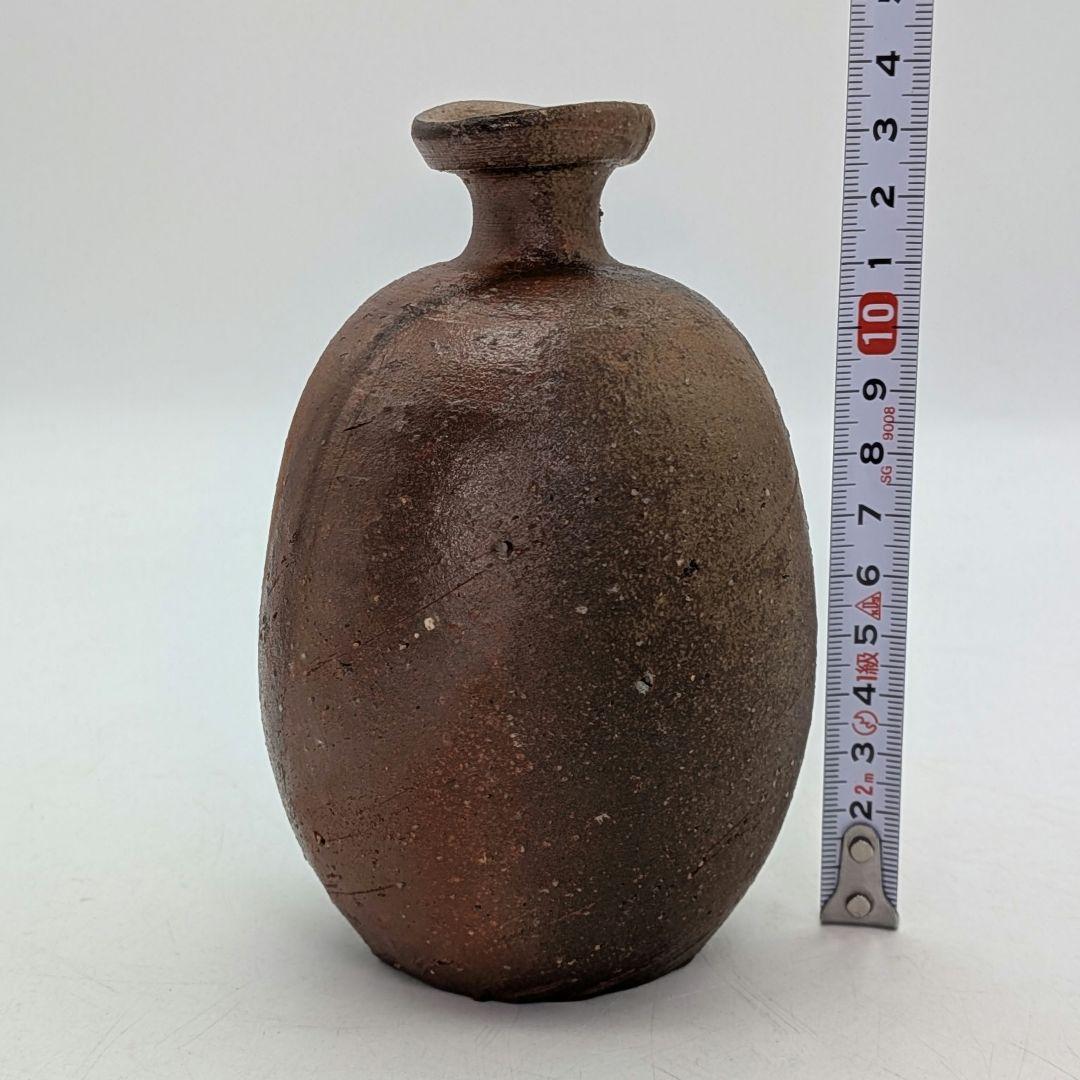 岡山県重要無形文化財 隠崎隆一 備前焼 徳利 共箱共布 とっくり 酒器 容器