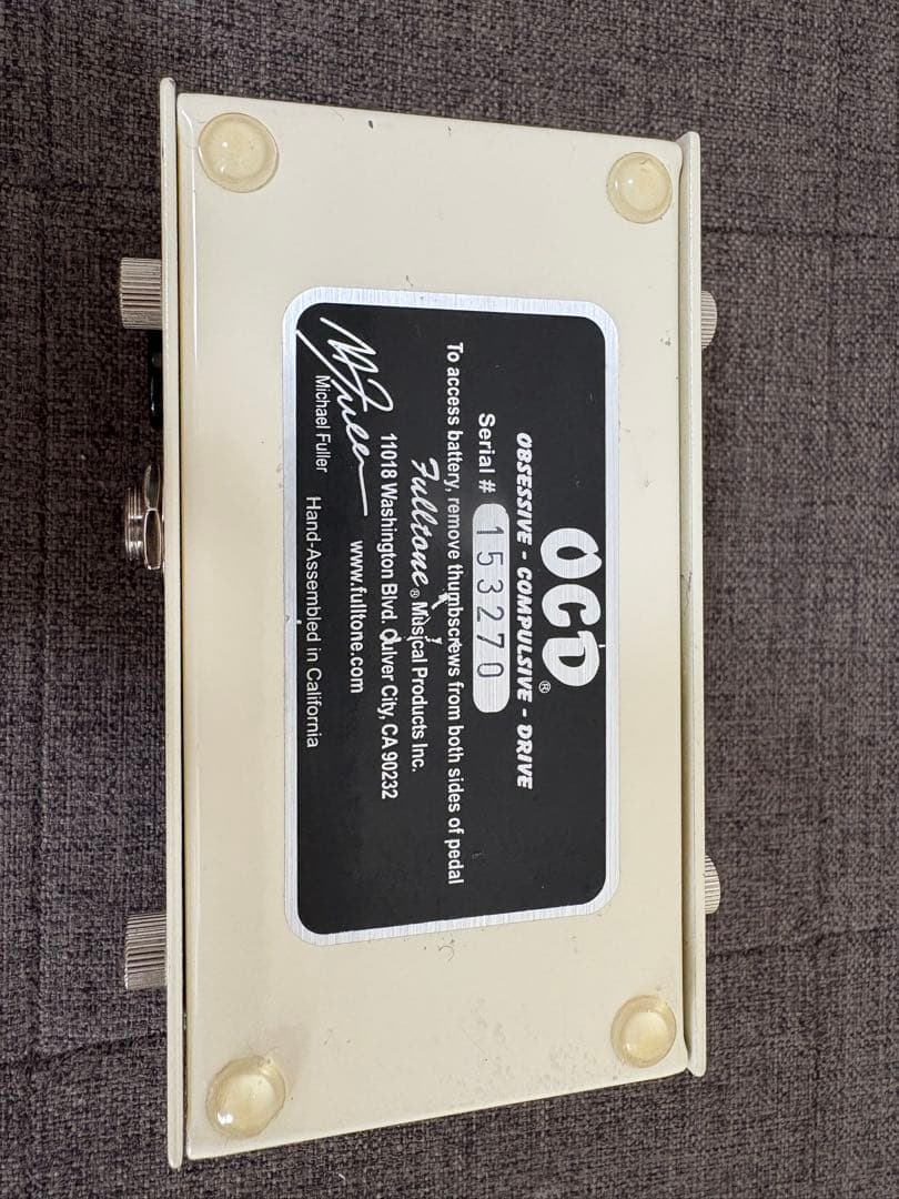 ギター Fulltone OCD ver 1.7