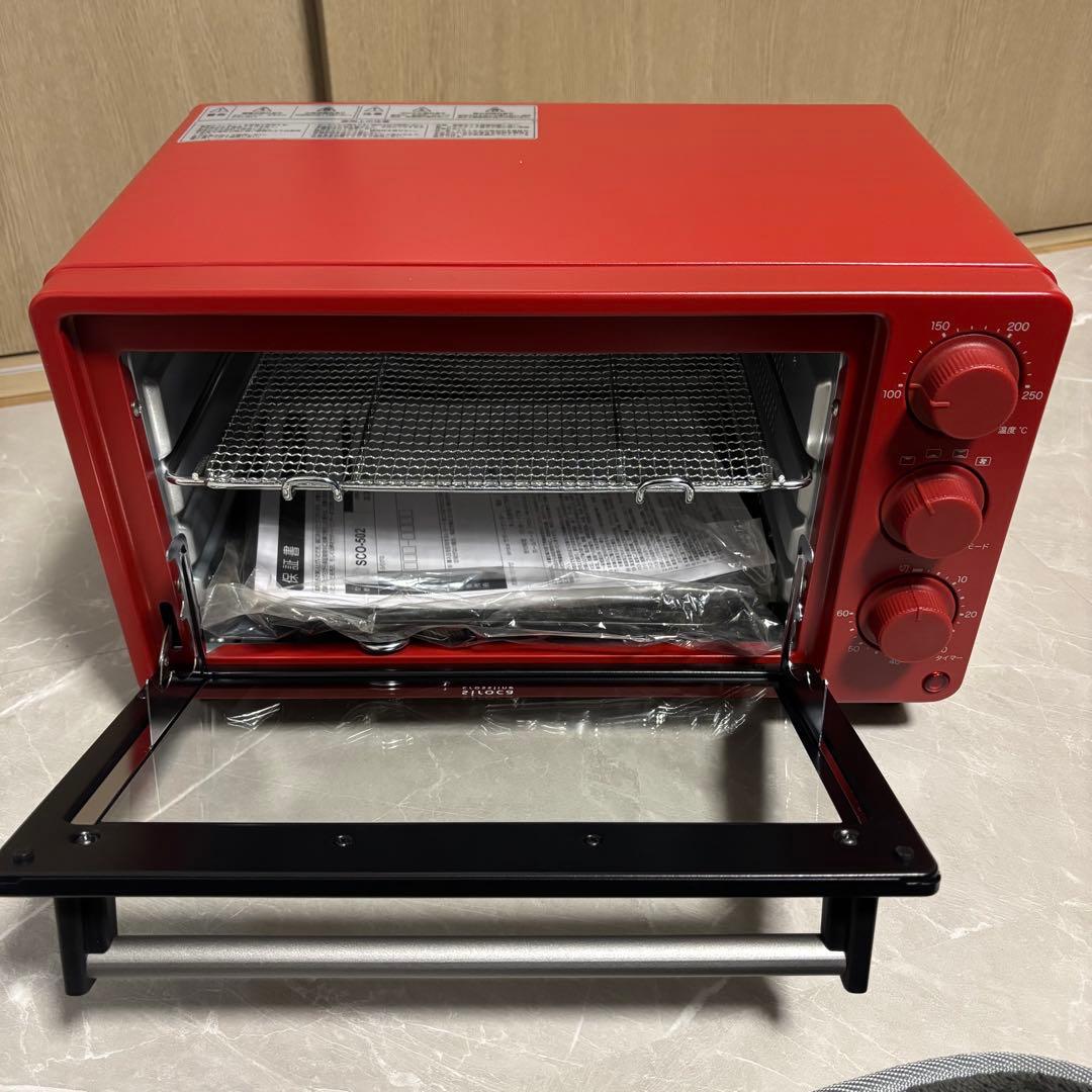 Siroca ノンフライオーブン SCO-502 オーブンレンジ レッド