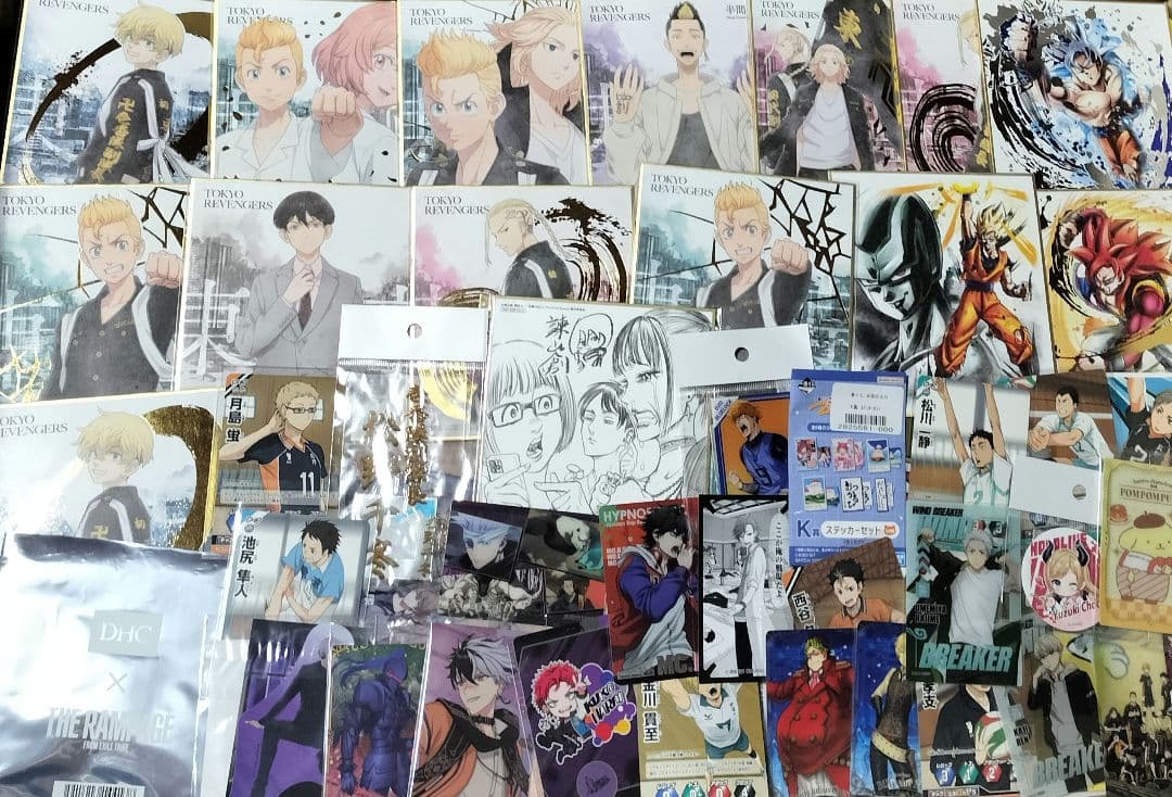 大量 まとめ売り ノンジャンル 紙類 ポストカード シール クリアファイル 1