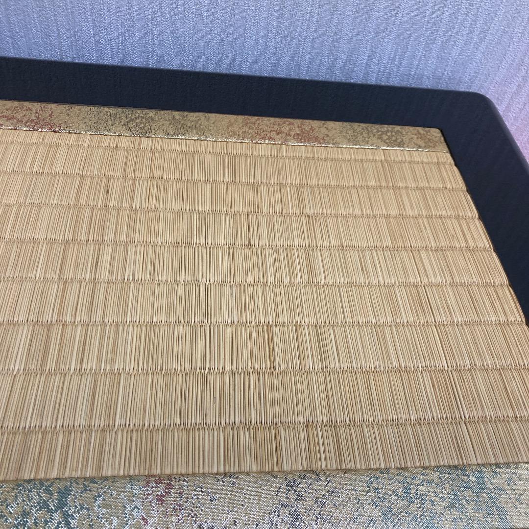 F17-3 高級木製　塗り飾り台　台巾70㎝位　ひな人形台　親王飾り台