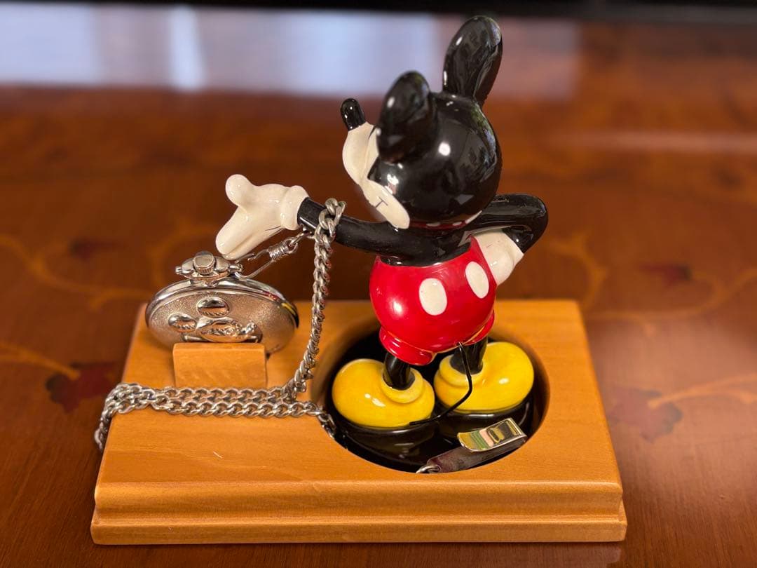 コメント詳細あり。 FOSSIL 10000個限定 ディズニー ミッキー懐中時計