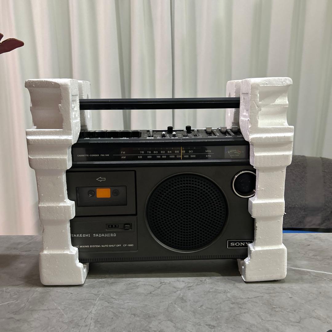 SONY CF-1980 ラジオカセットコーダー