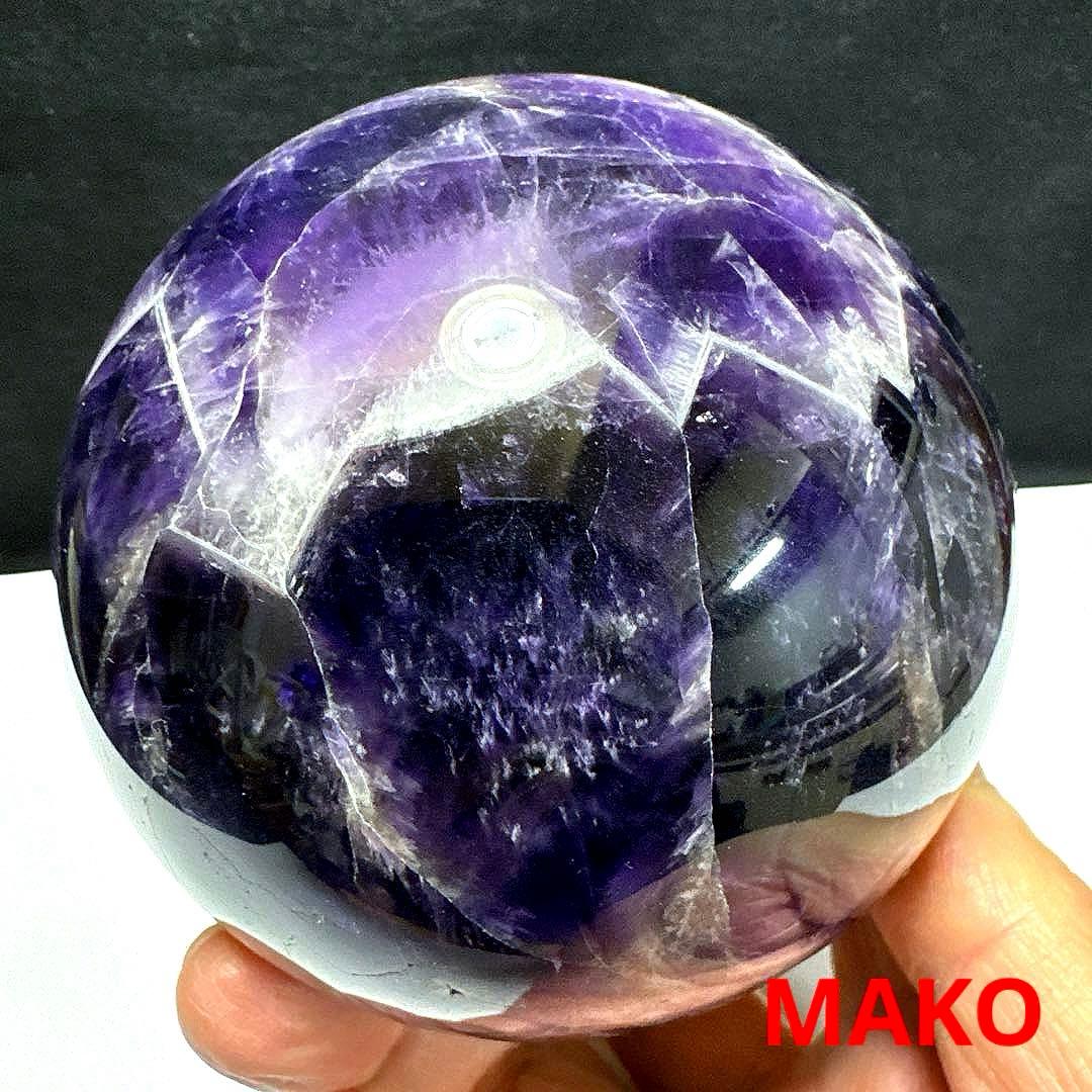 M1887☆アメジスト丸玉直径97mm1.2Kg☆天然石☆N60104- C