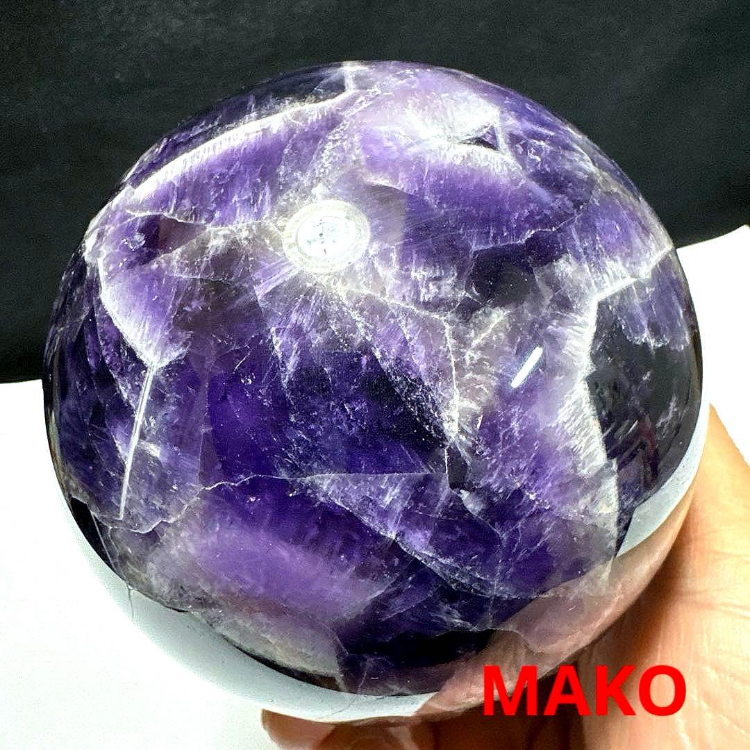 M1887☆アメジスト丸玉直径97mm1.2Kg☆天然石☆N60104- C