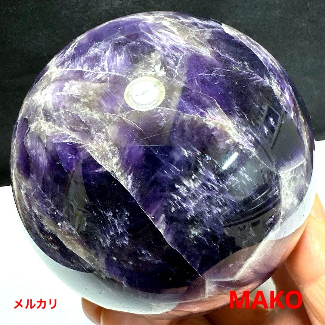M1887☆アメジスト丸玉直径97mm1.2Kg☆天然石☆N60104- C
