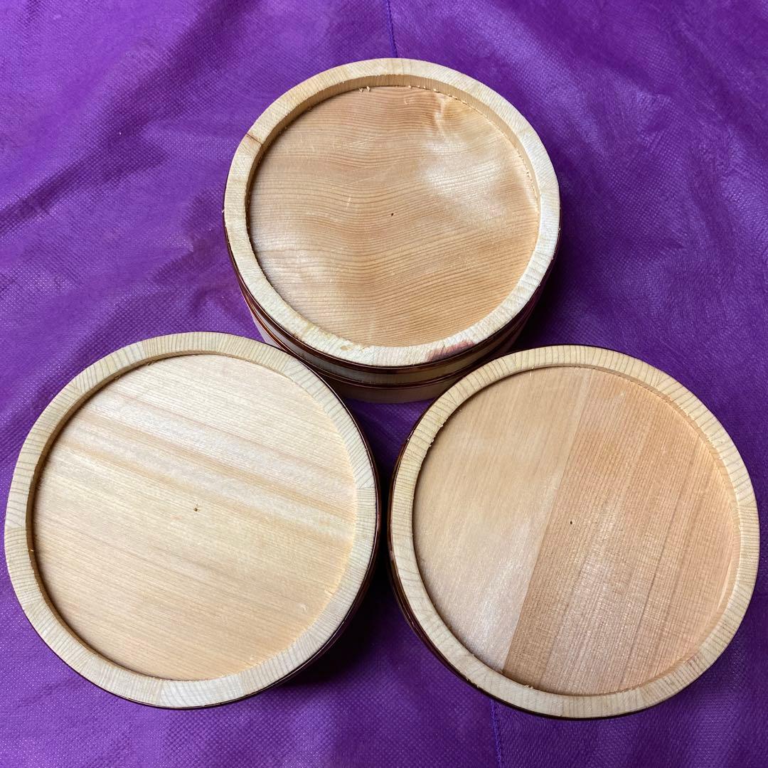 【未使用】木曽さわら　すし桶　寿司飯　ちらし桶　木製　おひつ　ミニおひつ