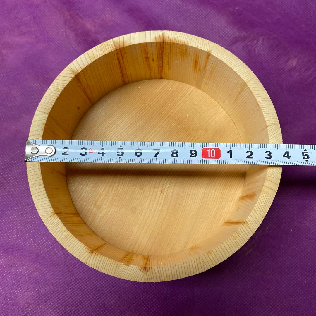 【未使用】木曽さわら　すし桶　寿司飯　ちらし桶　木製　おひつ　ミニおひつ